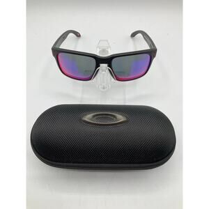 Oakley Holbrook Sunglasses- Matte Black/Red, OO9102-36